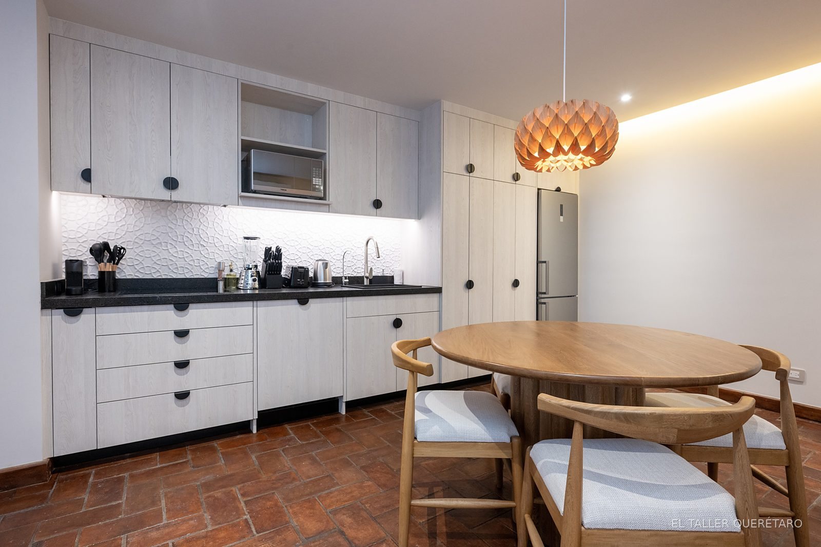 Cocina-comedor, proyecto Quebrada